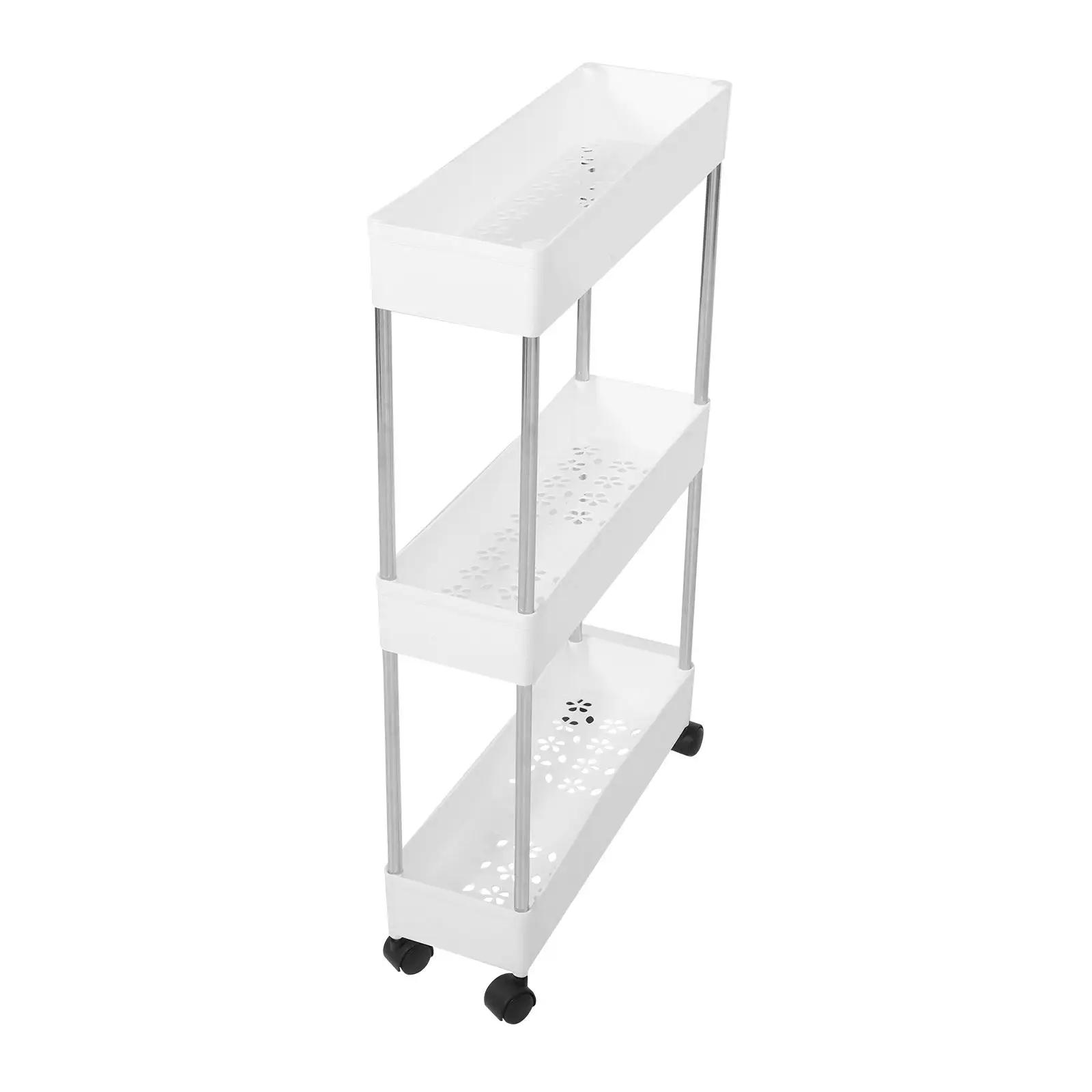 Kitchen Storage Cart 3 Layer Trolley Rack Shelves Floor Organizer White Shelving Unit Movable Stand Bathroom Balcony Bedroom
Kitchen Storage Cart 3 Layer Trolley Rack Shelves Floor Organizer White Shelving Unit Movable Stand Bathroom Balcony Bedroom
