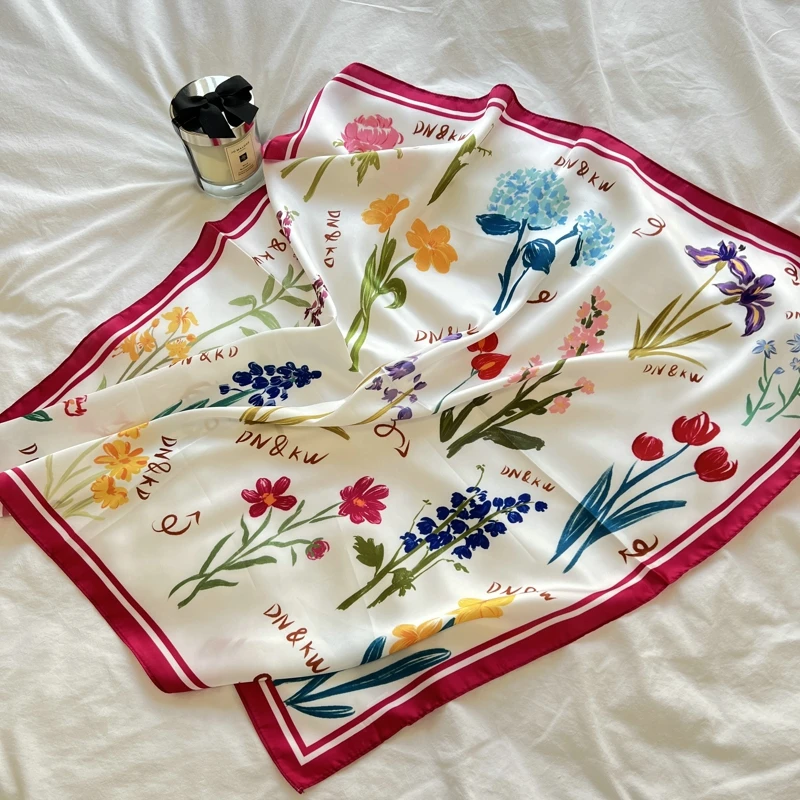 70 см шарф с цветочным принтом для женщин, шелковая атласная бандана, платки на голову, женская квадратная повязка на голову, маленькие шали, шейные шарфы для женщин
70 см шарф с цветочным принтом для женщин, шелковая атласная бандана, платки на голову, женская квадратная повязка на голову, маленькие шали, шейные шарфы для женщин