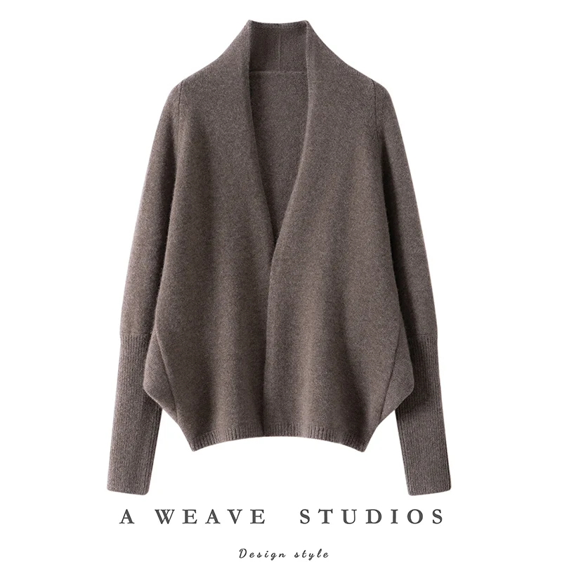 Simple Casual Women 100% Pure Cashmere Shawl Sweater Autumn Winter Soft Thick Warm Luxury Cape Woman Knitted Cardigan Tops
Simple Casual Women 100% Pure Cashmere Shawl Sweater Autumn Winter Soft Thick Warm Luxury Cape Woman Knitted Cardigan Tops