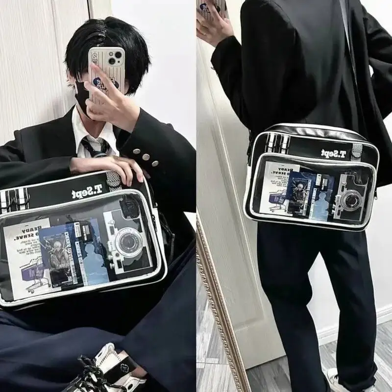 New Graduation Pain Bag Large Capacity Leisure Backpack Sports Student Neutral Versatile Internet Celebrity Crossbody Bag
New Graduation Pain Bag Large Capacity Leisure Backpack Sports Student Neutral Versatile Internet Celebrity Crossbody Bag