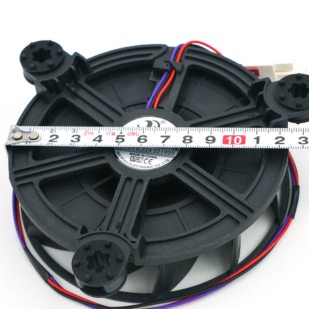 Motor Fan 12.5cm Refrigeration Fan 12V DC 0.22A HT-12030D12M for BCD-286WGY 185WY B2067-001-1099 Refrigerator Cooling Fans
Motor Fan 12.5cm Refrigeration Fan 12V DC 0.22A HT-12030D12M for BCD-286WGY 185WY B2067-001-1099 Refrigerator Cooling Fans