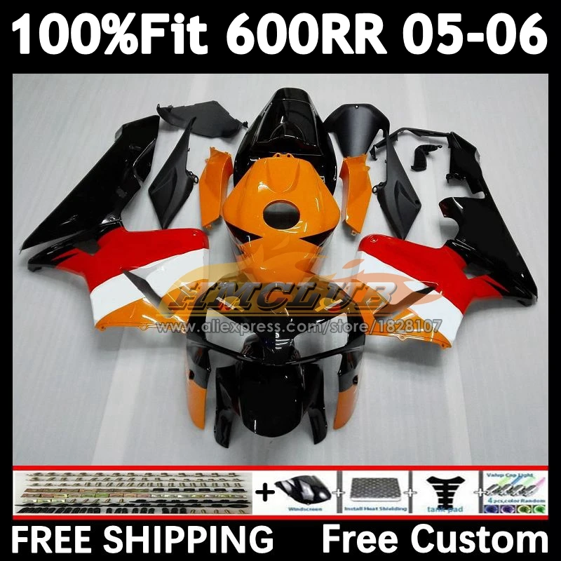 Injection For HONDA CBR600 repsol orange CBR 600 RR CC 600RR 600F5 600CC F5 59No.2 CBR600RR 05 06 CBR600F5 2005 2006 OEM Fairing
Injection For HONDA CBR600 repsol orange CBR 600 RR CC 600RR 600F5 600CC F5 59No.2 CBR600RR 05 06 CBR600F5 2005 2006 OEM Fairing