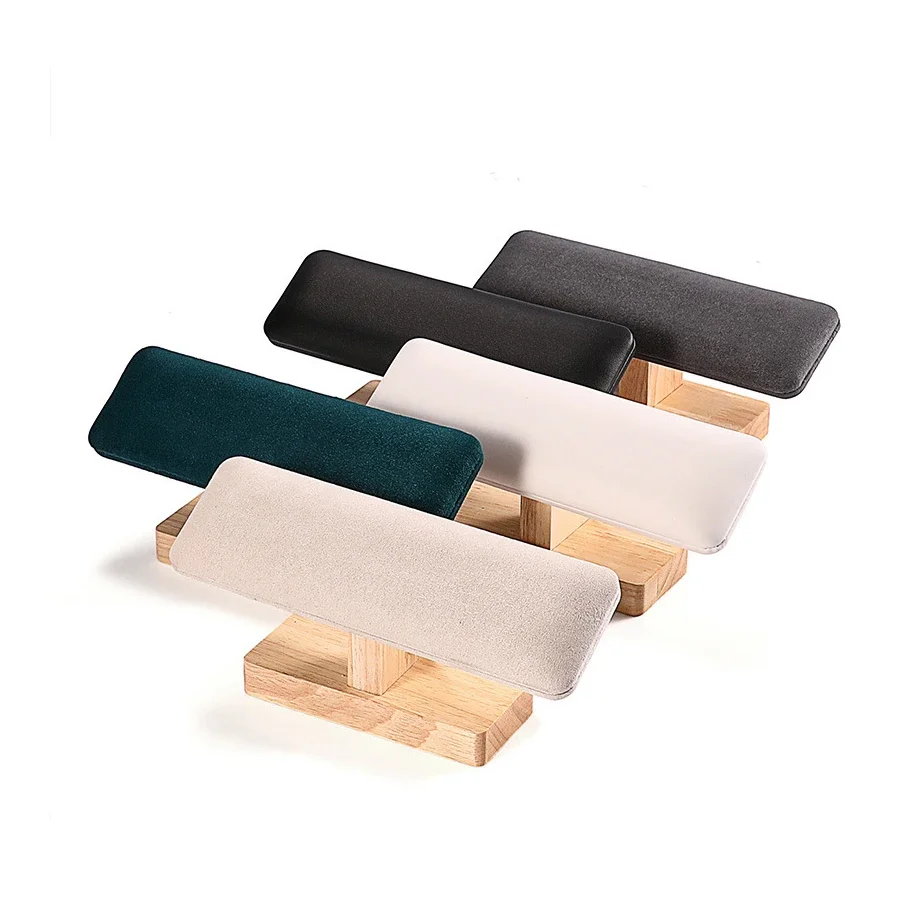 1pc Wooden Base T-Shaped PU Leather / Velvet Bracelet Display Rack Bangle Watch Hairband Jewelry Storage Stand Holder Organizer
1pc Wooden Base T-Shaped PU Leather / Velvet Bracelet Display Rack Bangle Watch Hairband Jewelry Storage Stand Holder Organizer