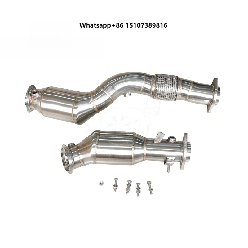 Catted Downpipe for S58 G80 G82 M3 M4 2020+ With Flexpipe EURO 5 Standard Without Checking Engine Light Two Years Guarantee
Catted Downpipe for S58 G80 G82 M3 M4 2020+ With Flexpipe EURO 5 Standard Without Checking Engine Light Two Years Guarantee