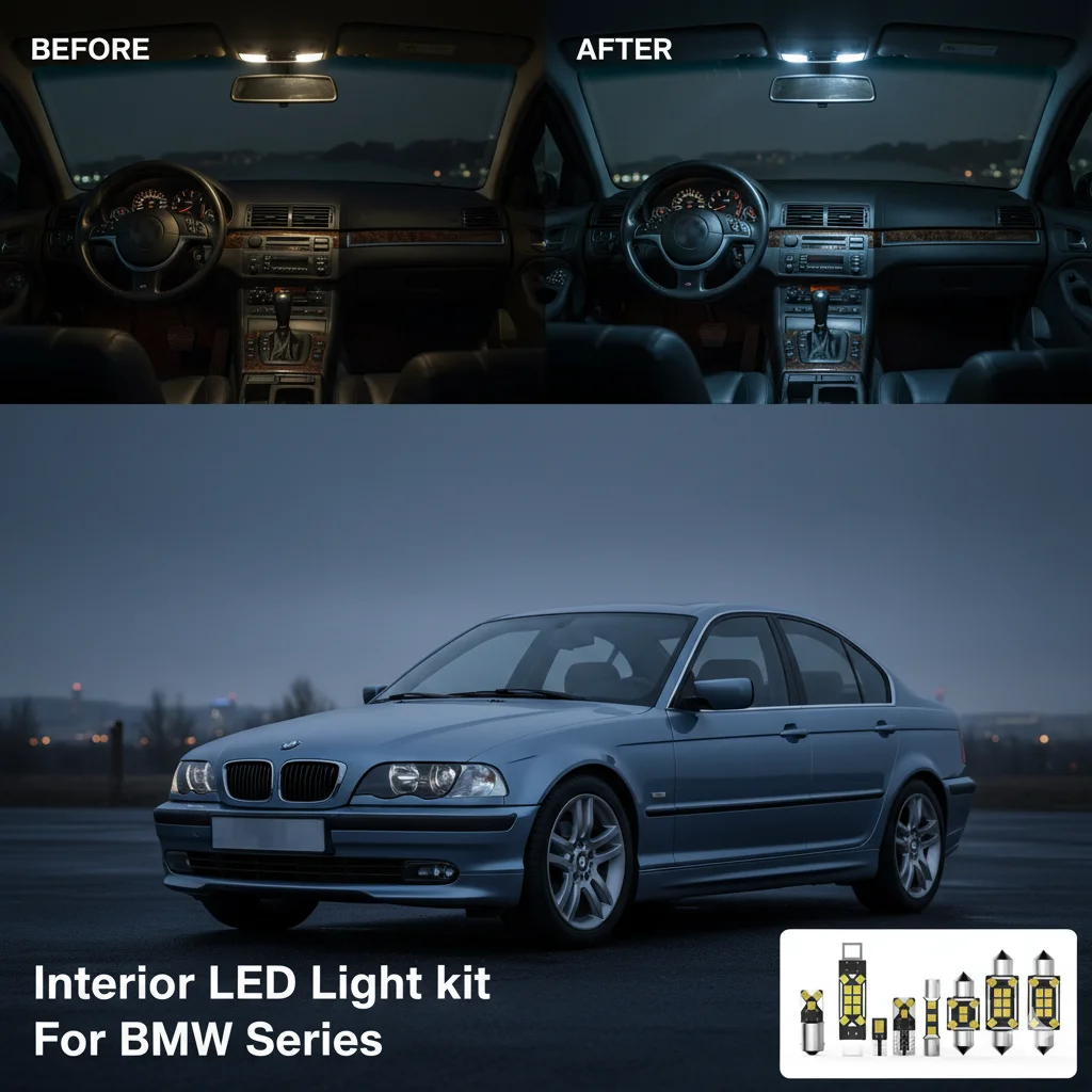 Внутренний светодиодный светильник автомобиля для BMW 3 серии E30 E36 E90 E91 E92 E93 E46 F30 F31 F34 Седан Estate Hatchback Convertible White Canbus
Внутренний светодиодный светильник автомобиля для BMW 3 серии E30 E36 E90 E91 E92 E93 E46 F30 F31 F34 Седан Estate Hatchback Convertible White Canbus