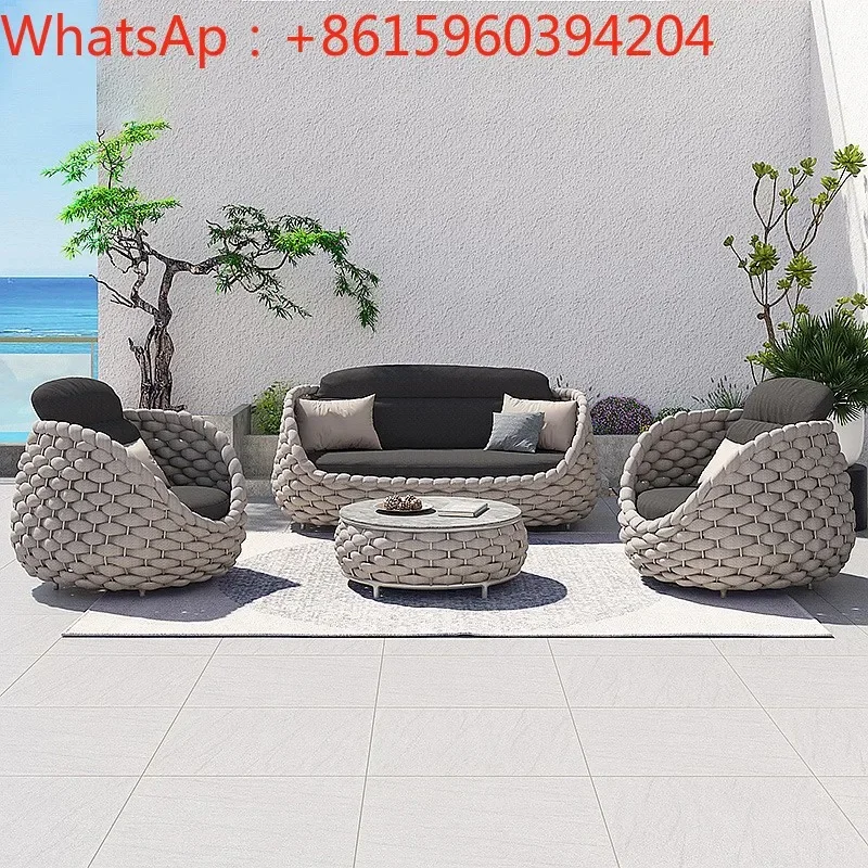 Outdoor sofa coffee table combination living room villa courtyard waterproof outdoor garden balcony leisure rattan furniture
Outdoor sofa coffee table combination living room villa courtyard waterproof outdoor garden balcony leisure rattan furniture