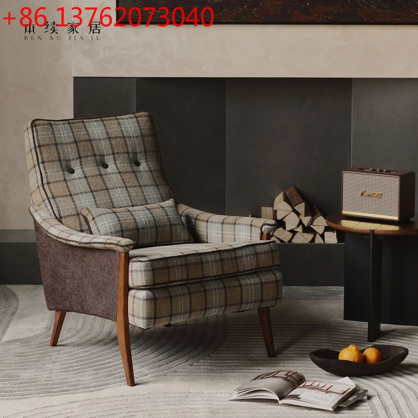 Single sofa American sofa Tiger chair Fabric leisure chair American chair
Single sofa American sofa Tiger chair Fabric leisure chair American chair