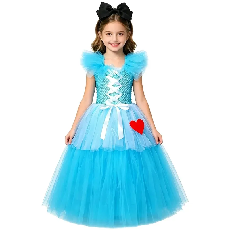 Long Blue Princess Puffy Maxi Dress for Girls, Forest Fairy Tale Style Dress, Kids' Party Gown for Halloween and Christmas Balls
Long Blue Princess Puffy Maxi Dress for Girls, Forest Fairy Tale Style Dress, Kids' Party Gown for Halloween and Christmas Balls