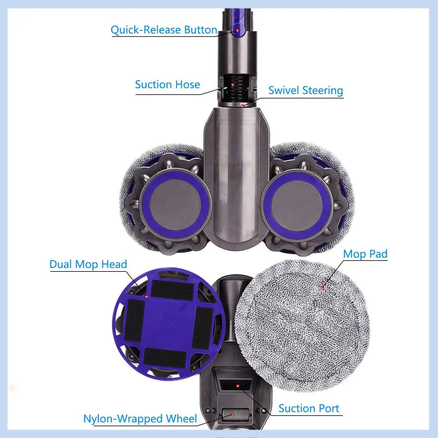 MLGB-электрическая насадка для пола для пылесоса Dyson V7 V8 V10 V11, детали для влажной и сухой уборки с резервуаром для воды, насадка для швабры, подушечки для швабры
MLGB-электрическая насадка для пола для пылесоса Dyson V7 V8 V10 V11, детали для влажной и сухой уборки с резервуаром для воды, насадка для швабры, подушечки для швабры