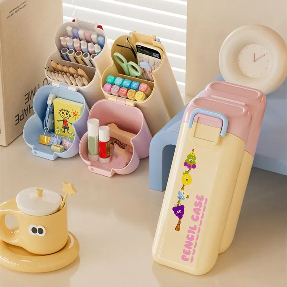 Creative Desktop Slanting Organizer Large Capacity Simple Cosmetics Storage Box Solid Color Cartoon Brush Storage Container
Creative Desktop Slanting Organizer Large Capacity Simple Cosmetics Storage Box Solid Color Cartoon Brush Storage Container