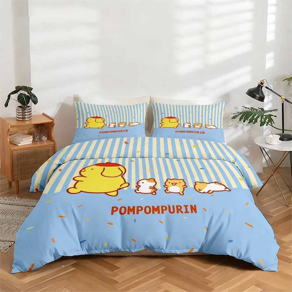 3-Piece High-Definition Digital Printed Bedding Set, Large Floral Pompompurin Pattern Duvet Cover Set, Includes 1 Duvet Cover + 2 Pillowcases, Ultra-Soft Bedding, Polyester Fiber Material, Thick Fabric, Suitable for Bedrooms, Guest Rooms, Home Decoration,
3-Piece High-Definition Digital Printed Bedding Set, Large Floral Pompompurin Pattern Duvet Cover Set, Includes 1 Duvet Cover + 2 Pillowcases, Ultra-Soft Bedding, Polyester Fiber Material, Thick Fabric, Suitable for Bedrooms, Guest Rooms, Home Decoration,