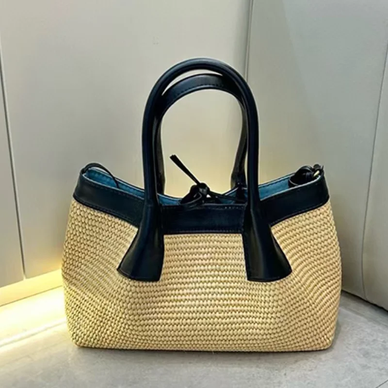 Brand Large Capacity Commuter Handbags Woven Patchwork Raffia Shoulder Bags Fashionable Casual Versatile Handbags Niche Bags
Brand Large Capacity Commuter Handbags Woven Patchwork Raffia Shoulder Bags Fashionable Casual Versatile Handbags Niche Bags