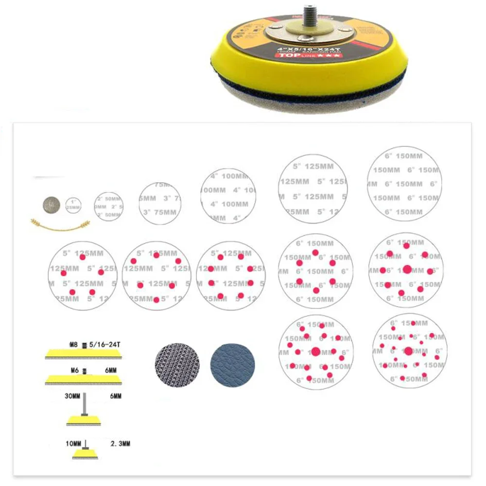 1-6Pcs 4"100mm M8 Pneumatic Polishing Machine Tray Automotive Furniture Metal Polishing Accessory Tool Self-Adhesive Suction Cup
1-6Pcs 4"100mm M8 Pneumatic Polishing Machine Tray Automotive Furniture Metal Polishing Accessory Tool Self-Adhesive Suction Cup