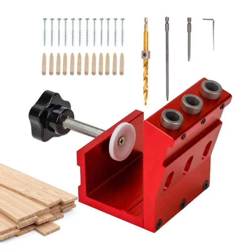 Angle Hole Drill Jig Angle Carpentry Locator Jig Adjustable Portable Accurate Professional Multi-Functional Template Guide Kit
Angle Hole Drill Jig Angle Carpentry Locator Jig Adjustable Portable Accurate Professional Multi-Functional Template Guide Kit