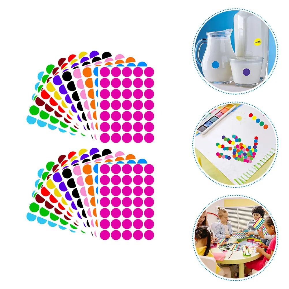 420pcs Labels Stickers Round Dots Self Adhesive for Labeling Files Documents Pages Home Round Stickers Storage
420pcs Labels Stickers Round Dots Self Adhesive for Labeling Files Documents Pages Home Round Stickers Storage