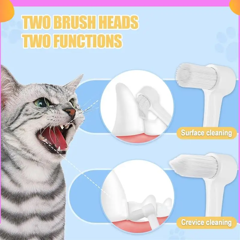 A23P 4 Piece Cat Toothbrush,Puppy Tooth Brushing Kit Cat Tooth Brushing Kit Blue Plastic For Cat Care,Mini Head
A23P 4 Piece Cat Toothbrush,Puppy Tooth Brushing Kit Cat Tooth Brushing Kit Blue Plastic For Cat Care,Mini Head