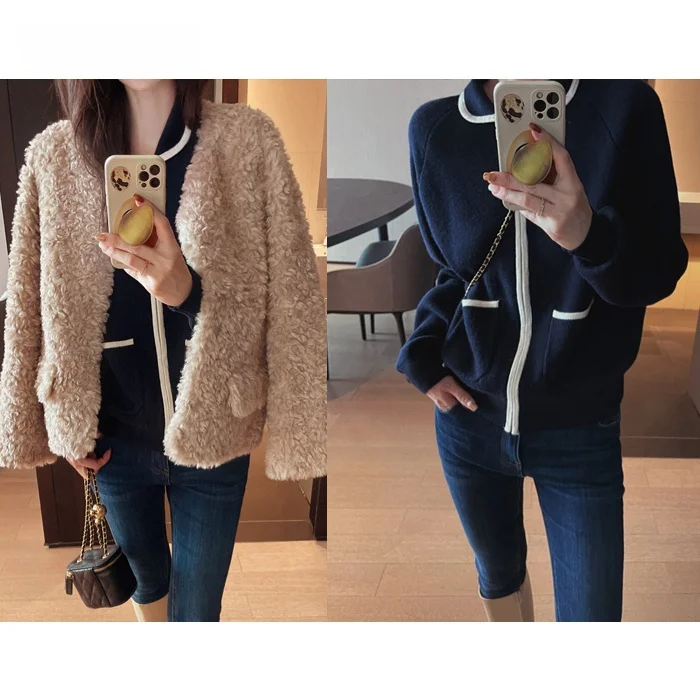 Теплый кардиган на молнии с воротником из кашемира, с длинными рукавами, на осень-зиму, молодежный, элегантный, стандартный крой
Теплый кардиган на молнии с воротником из кашемира, с длинными рукавами, на осень-зиму, молодежный, элегантный, стандартный крой