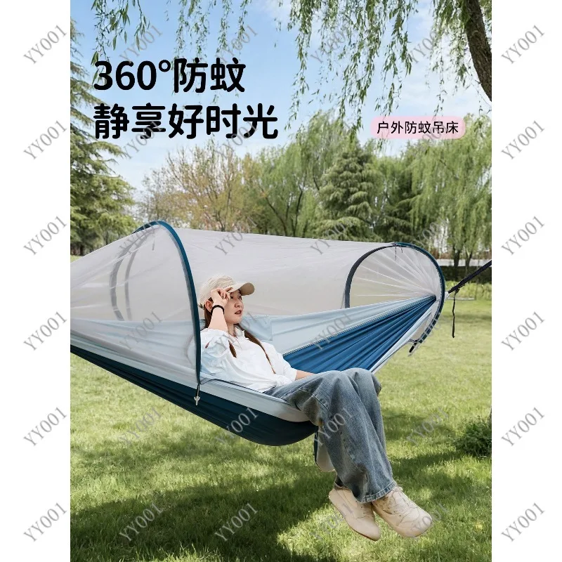 Anti Rollover Hammock With Mosquito Net Outdoor Double Swing Bed For Adults Children Wilderness Use
Anti Rollover Hammock With Mosquito Net Outdoor Double Swing Bed For Adults Children Wilderness Use
