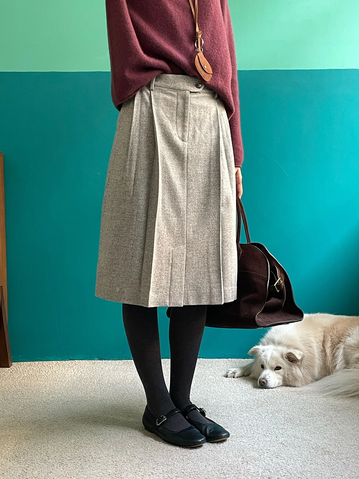 Шерстяная зимняя плиссированная юбка Cxxmgaique до колена, женская юбка-костюм средней длины с внутренними шортиками, простая, для повседневной носки
Шерстяная зимняя плиссированная юбка Cxxmgaique до колена, женская юбка-костюм средней длины с внутренними шортиками, простая, для повседневной носки