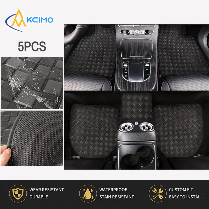 5pcs Diamond lattice PVC leather car floor mats universal waterproof anti slip easy clean full set car interior accessories
5pcs Diamond lattice PVC leather car floor mats universal waterproof anti slip easy clean full set car interior accessories