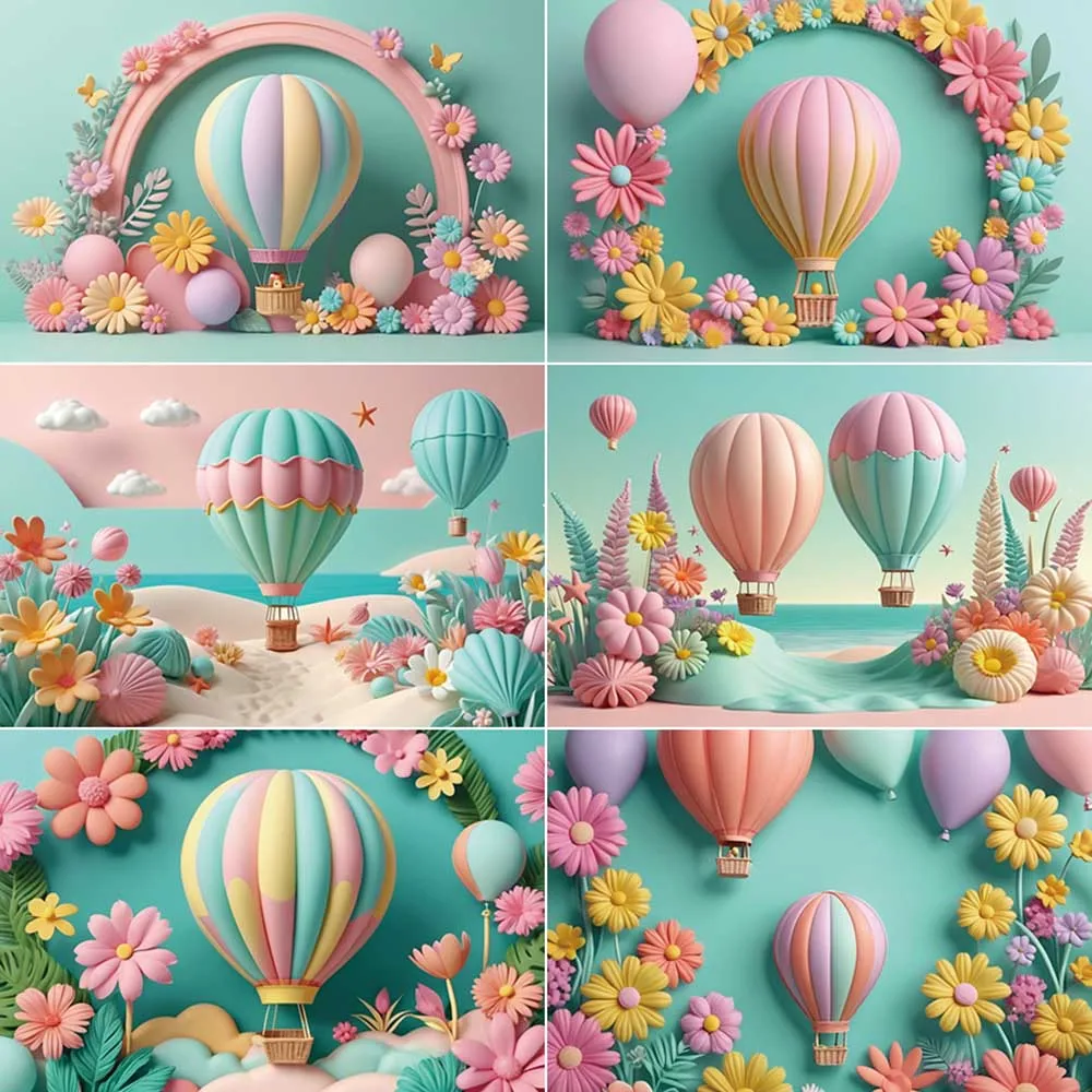 MOON.QG 3D Balloon Flower Children Background Tropical Summer Holiday Backdrops Customized Party Decoration Photocall Supplies
MOON.QG 3D Balloon Flower Children Background Tropical Summer Holiday Backdrops Customized Party Decoration Photocall Supplies