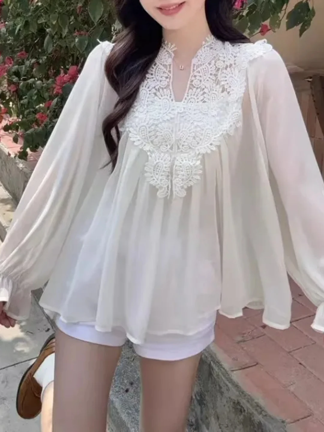 plus Size Summer Outfit Elegant Lace Trim Long Sleeve Shirt Women's Inner Wear Color Tank Top Two Piece Set Casual Comm...
plus Size Summer Outfit Elegant Lace Trim Long Sleeve Shirt Women's Inner Wear Color Tank Top Two Piece Set Casual Comm...