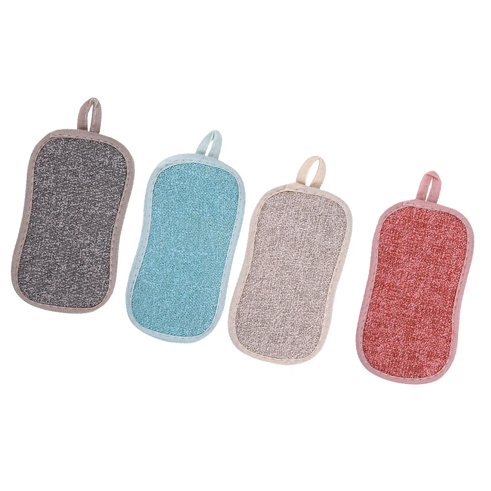 4 Pcs Kitchen Cleaning Sponge Dishwashing Pad Non-stick Oil Scrubber Cloth Multi-purpose Durable Absorption Fine Fiber
4 Pcs Kitchen Cleaning Sponge Dishwashing Pad Non-stick Oil Scrubber Cloth Multi-purpose Durable Absorption Fine Fiber