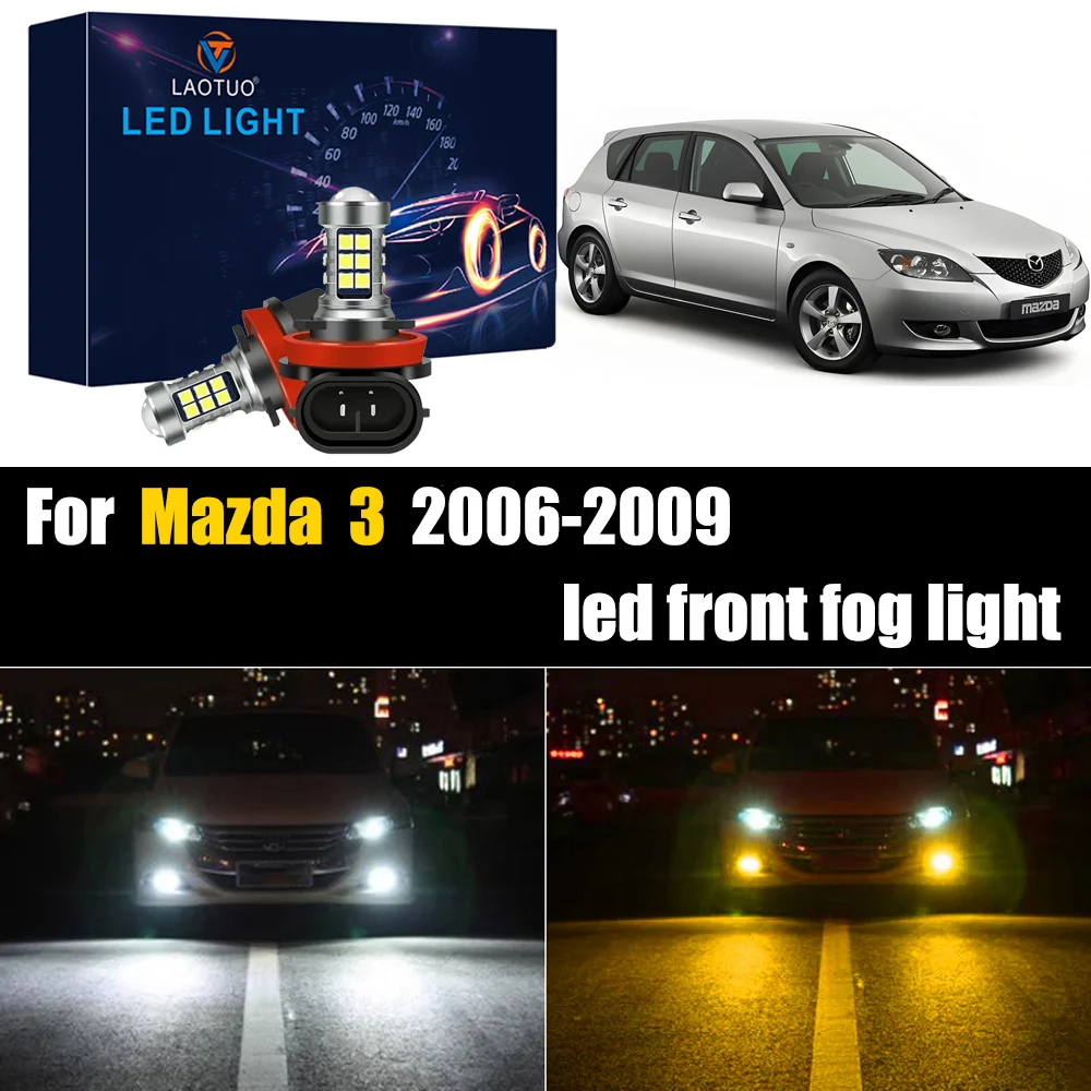 2pcs For MAZDA 3 2006 2007 2008 2009 Car LED Front Fog Light Lamp auto bulb Accessories 12v
2pcs For MAZDA 3 2006 2007 2008 2009 Car LED Front Fog Light Lamp auto bulb Accessories 12v