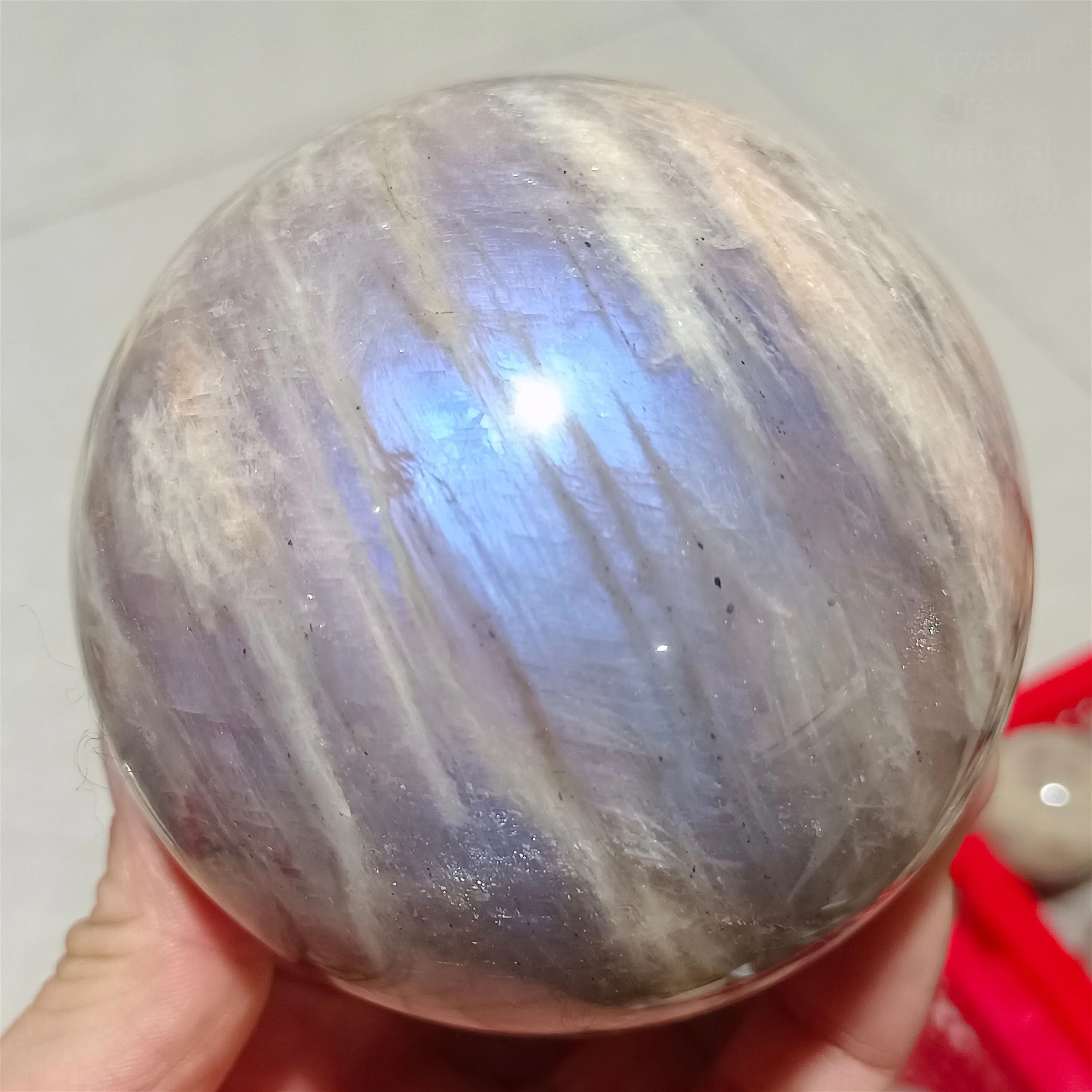 Natural Gray Luminous Moonlight Stone Ball Quartz Crystal Mineral Reiki Treatment Home Degaussing Decoration Meditation Gem Gift
Natural Gray Luminous Moonlight Stone Ball Quartz Crystal Mineral Reiki Treatment Home Degaussing Decoration Meditation Gem Gift