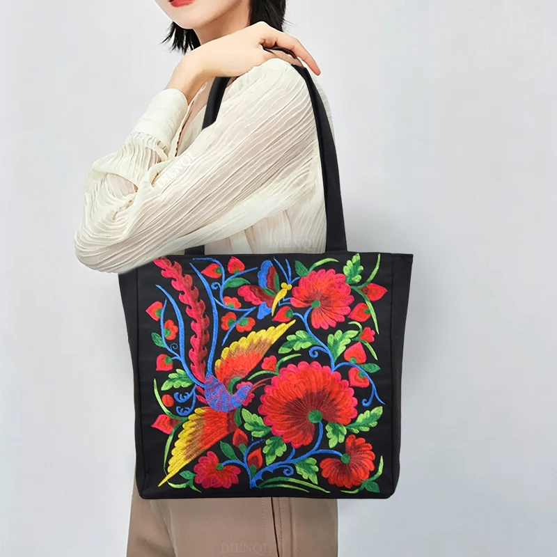Ethnic Style Tote Bag Flower Embroidery Canvas Shoulder Bags Ladies Hand Bags Large Capacity Handbag for Women Bolsa Feminina
Ethnic Style Tote Bag Flower Embroidery Canvas Shoulder Bags Ladies Hand Bags Large Capacity Handbag for Women Bolsa Feminina