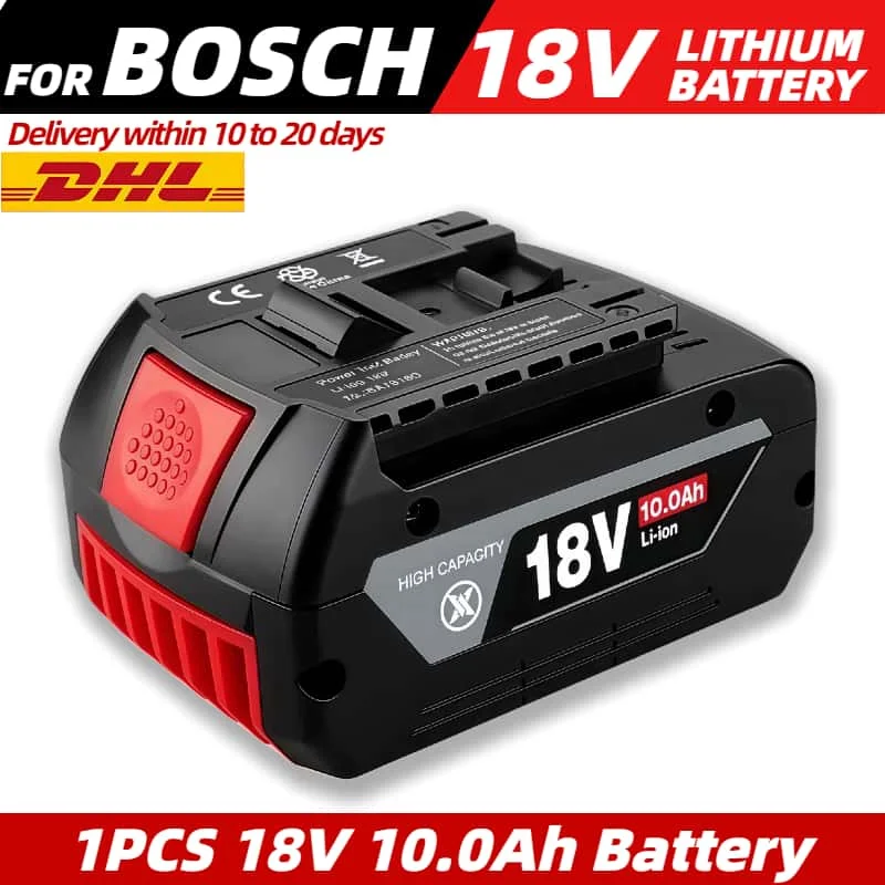 High capacity Original FOR Bosch 18V 10.0AH rechargeable lithium-ion battery for BOSCH BAT609 BAT609G BAT618 BAT618G 3601H61S10
High capacity Original FOR Bosch 18V 10.0AH rechargeable lithium-ion battery for BOSCH BAT609 BAT609G BAT618 BAT618G 3601H61S10