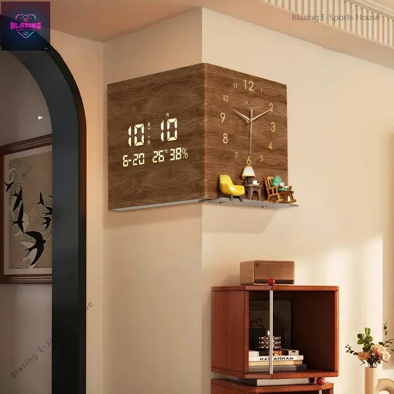 Medieval style living room corner clock DIY storage double-sided wall-mounted clock 2025 new creative high-end wall clock
Medieval style living room corner clock DIY storage double-sided wall-mounted clock 2025 new creative high-end wall clock