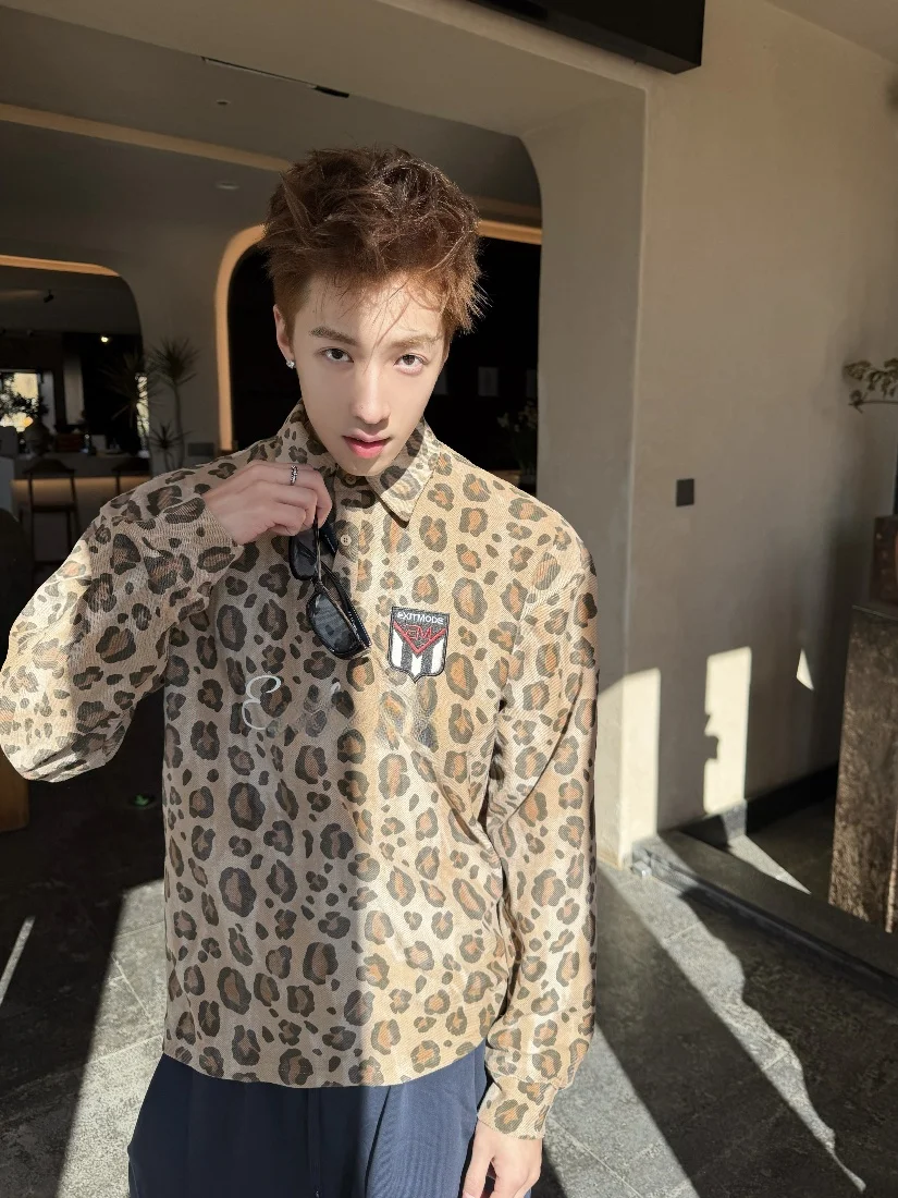 American Street Style Long Sleeve Leopard Print Casual Men's Shirt Loose Fit Shirt Versatile Comfortable Breathable Summ...
American Street Style Long Sleeve Leopard Print Casual Men's Shirt Loose Fit Shirt Versatile Comfortable Breathable Summ...