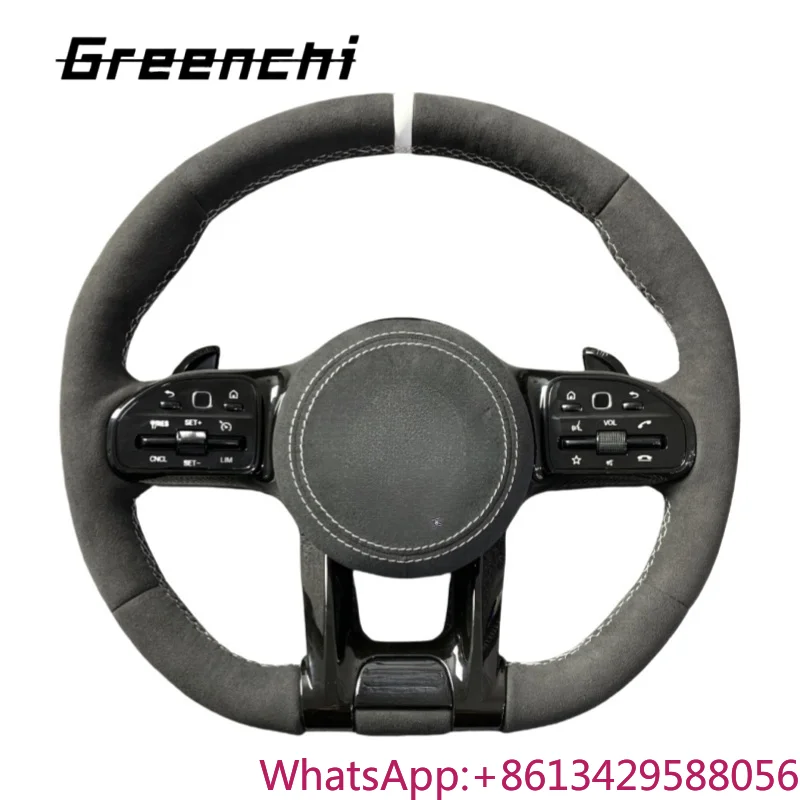 For Mercedes Benz AMG Steering Wheel GT A-class C-Class E-Class Old Model Upgraded New Mercedes Benz Modified AMG Steering Wheel
For Mercedes Benz AMG Steering Wheel GT A-class C-Class E-Class Old Model Upgraded New Mercedes Benz Modified AMG Steering Wheel