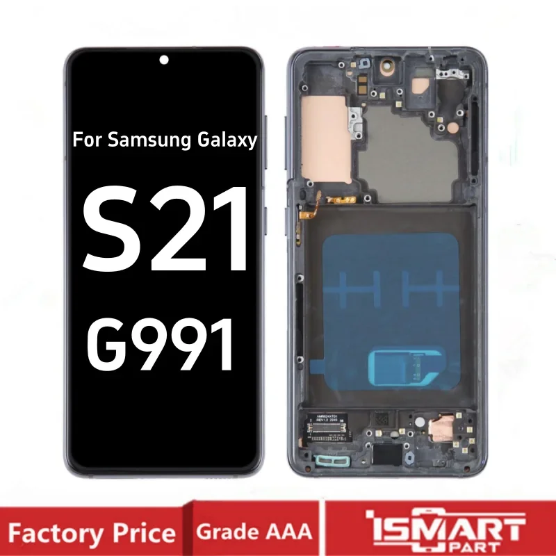 For Samsung Galaxy S21 Lcd G991 G990F/DS with Frame OLED TFT Display Touch Screen Digitizer Assembly 6.28"
For Samsung Galaxy S21 Lcd G991 G990F/DS with Frame OLED TFT Display Touch Screen Digitizer Assembly 6.28"