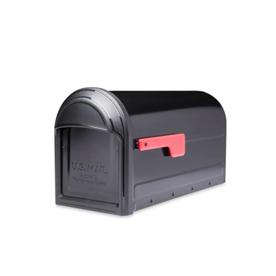 Barrington™ Heavy Duty Steel Metal Post Mounted Mail Box for Outside, Black, Large Curbside Mailbox with Magnetic Latch
Barrington™ Heavy Duty Steel Metal Post Mounted Mail Box for Outside, Black, Large Curbside Mailbox with Magnetic Latch