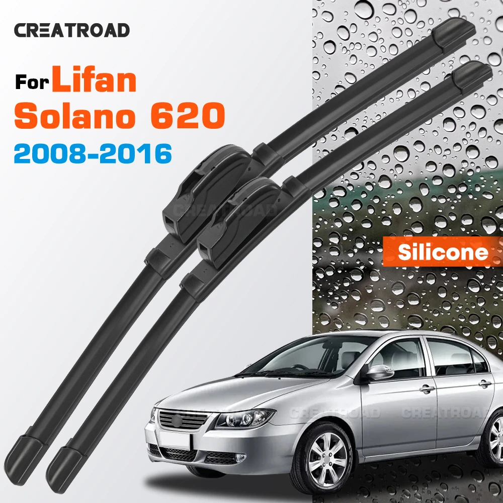Silicone Wiper Blades Fit For Lifan Solano 620 2008-2016 Coated Silent HD Wear-Resistant Car Windshield Wipers 24"+16"
Silicone Wiper Blades Fit For Lifan Solano 620 2008-2016 Coated Silent HD Wear-Resistant Car Windshield Wipers 24"+16"