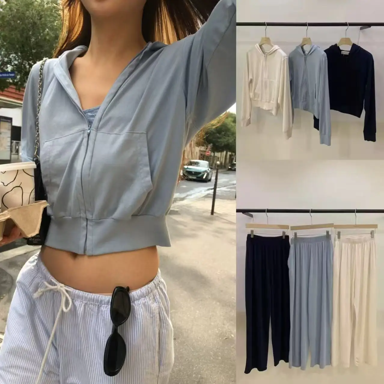 Vegetable Print Hoodie Jaet Zipper Casual Spor Sle ort Length Sweatirt Outerwear with Loose Fit Pants Faion Set f...
Vegetable Print Hoodie Jaet Zipper Casual Spor Sle ort Length Sweatirt Outerwear with Loose Fit Pants Faion Set f...