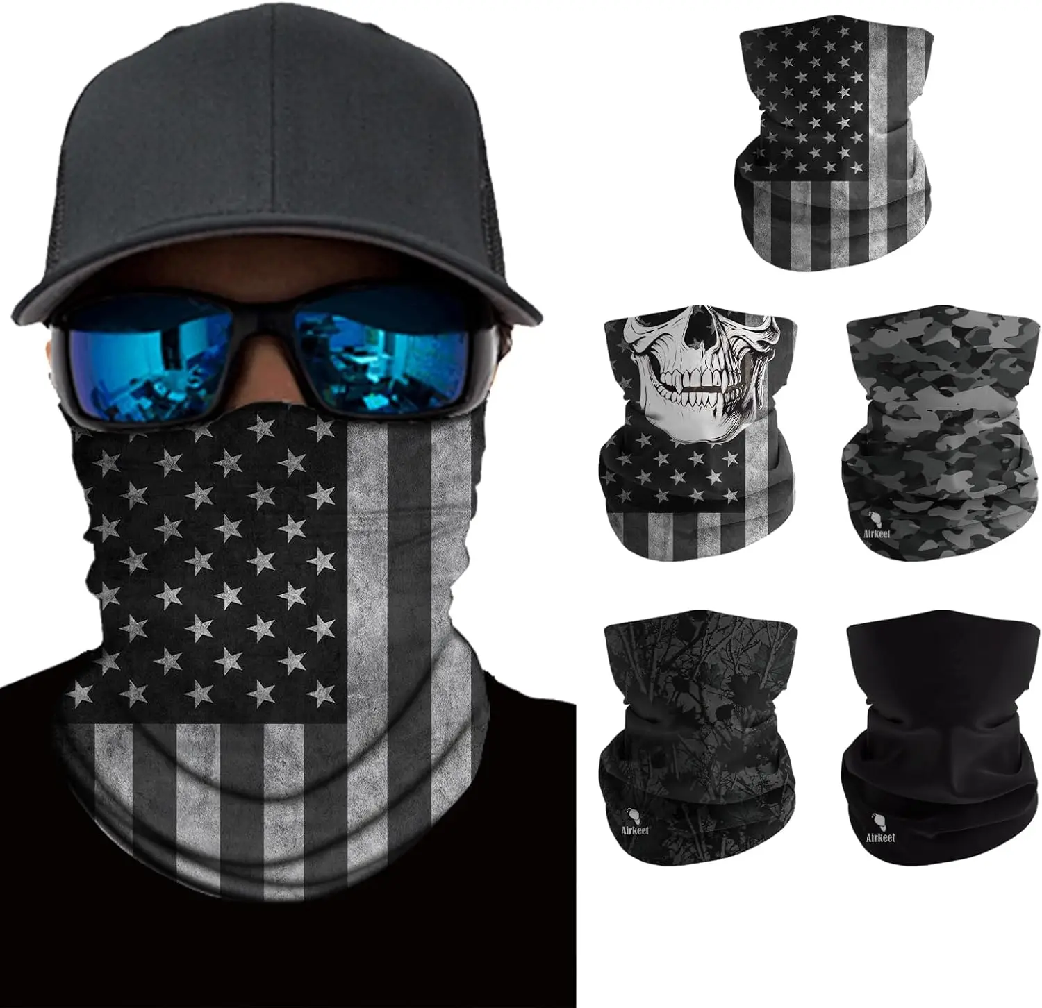 UPF 30+ Sun Protection Neck Gaiter - Breathable Face Mask for Men Women, Ideal for Motorcycle Hiking Fishing
UPF 30+ Sun Protection Neck Gaiter - Breathable Face Mask for Men Women, Ideal for Motorcycle Hiking Fishing