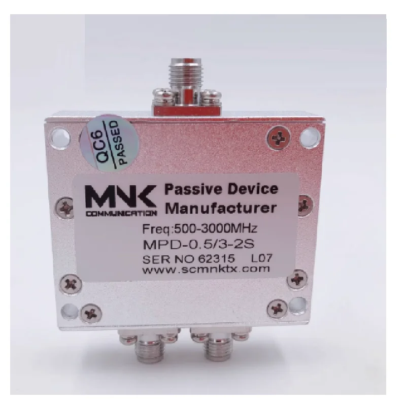 Головка SMA 500-3000M Микрополоска Два делителя мощности WIFI, GPS0.5-3G Двухканальный делитель от одного до двух
Головка SMA 500-3000M Микрополоска Два делителя мощности WIFI, GPS0.5-3G Двухканальный делитель от одного до двух