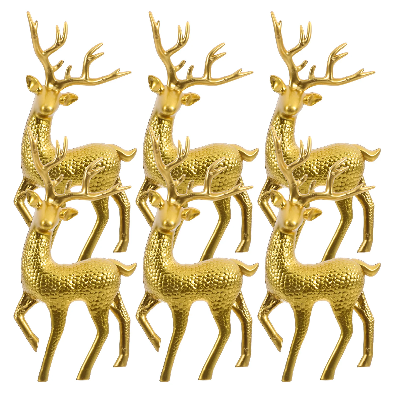 6Pcs Christmas Reindeer Decor Elk Statues Desktop Ornaments Xmas Standing Deer Crafts Plastic Holiday Elk Decoration
6Pcs Christmas Reindeer Decor Elk Statues Desktop Ornaments Xmas Standing Deer Crafts Plastic Holiday Elk Decoration
