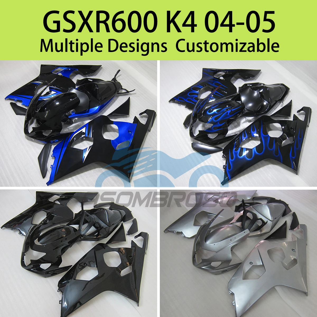 GSXR600 GSXR750 2004 2005 100% Fit Fairings for SUZUKI GSXR 600 750 K4 04 05 Refitting Motorcycle Shell Body Parts Fairing Kit
GSXR600 GSXR750 2004 2005 100% Fit Fairings for SUZUKI GSXR 600 750 K4 04 05 Refitting Motorcycle Shell Body Parts Fairing Kit