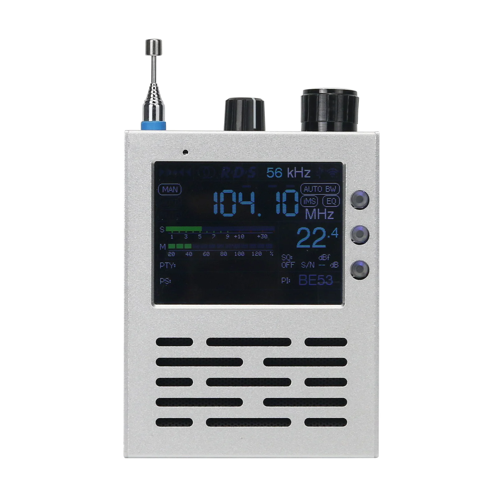 TEF6686 Full Band Radio Receiver FM/MW/SW/HF/LW Bands 3.2\" LCD Display Metal Case Telecommunications Product
TEF6686 Full Band Radio Receiver FM/MW/SW/HF/LW Bands 3.2\" LCD Display Metal Case Telecommunications Product