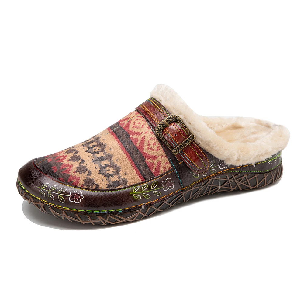 Retro Flats Soft Indoor Outdoor Women's Warm Slides Mules Shoes 2022 Autumn Winter New Female Footwear Fur Slippers Cross-Border
Retro Flats Soft Indoor Outdoor Women's Warm Slides Mules Shoes 2022 Autumn Winter New Female Footwear Fur Slippers Cross-Border