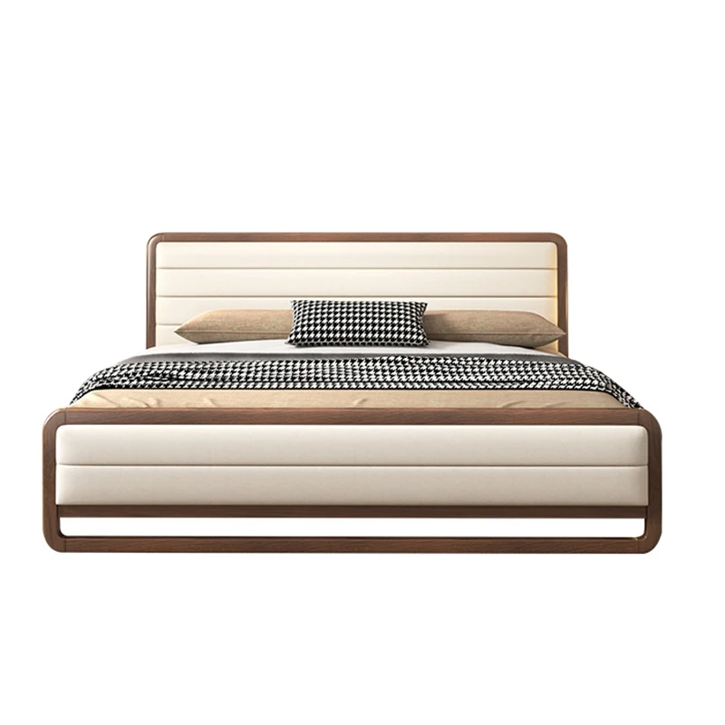 *Nordic Leather Ash Wood Bed Simple Modern Master Bedroom Furniture Solid Wood Double Bed
*Nordic Leather Ash Wood Bed Simple Modern Master Bedroom Furniture Solid Wood Double Bed