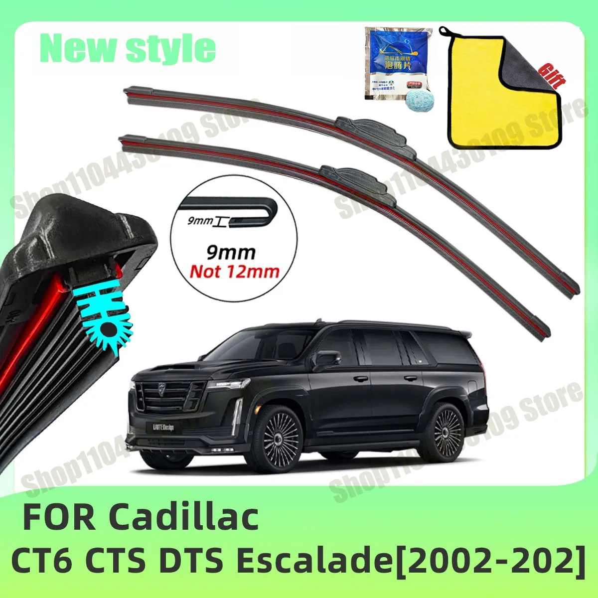 Car Wiper For Cadillac CT6 CTS DTSE Escalade 2002-2020 Front Windscreen Wipers Double Rubber Car Wiper Blades Car Accessories
Car Wiper For Cadillac CT6 CTS DTSE Escalade 2002-2020 Front Windscreen Wipers Double Rubber Car Wiper Blades Car Accessories