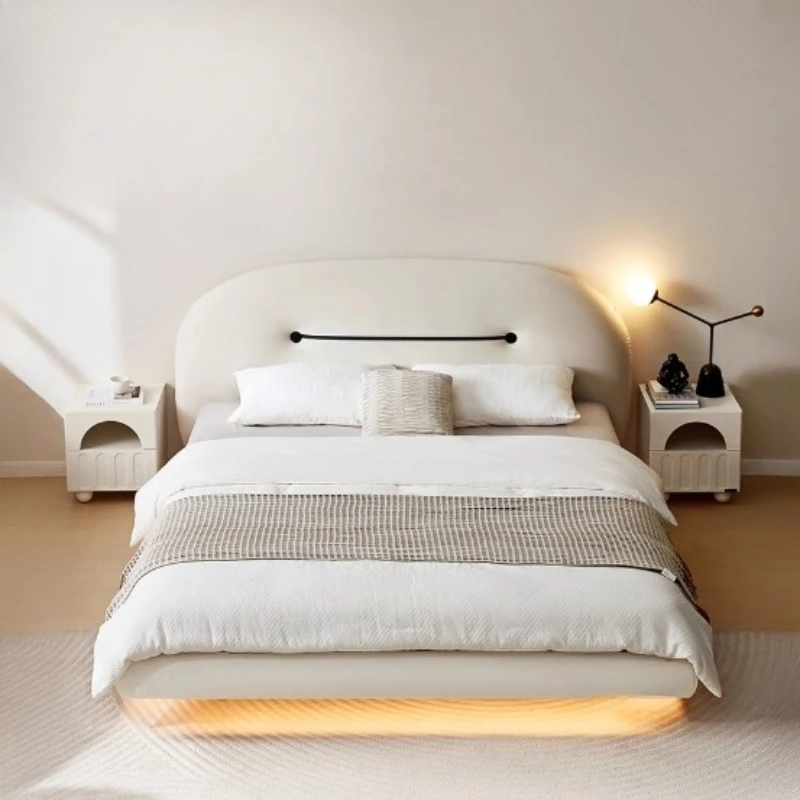 Cat scratch fabric Double bed frame headboard king size queen 150x200cm bed luxury modern cama matrimonial bedroom furniture
Cat scratch fabric Double bed frame headboard king size queen 150x200cm bed luxury modern cama matrimonial bedroom furniture