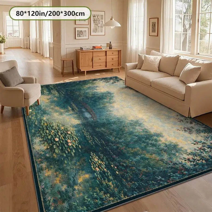 Water Lily Landscape Printed Large Area Rug, Soft Cashmere-Like Carpet For Living Room Bedroom
Water Lily Landscape Printed Large Area Rug, Soft Cashmere-Like Carpet For Living Room Bedroom
