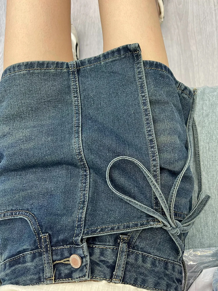 Women Summer New Style Pure Desire Versatile Sexy Slimming Hot Girl Casual Short Skirt Retro High Street Denim Mini Skirt
Women Summer New Style Pure Desire Versatile Sexy Slimming Hot Girl Casual Short Skirt Retro High Street Denim Mini Skirt