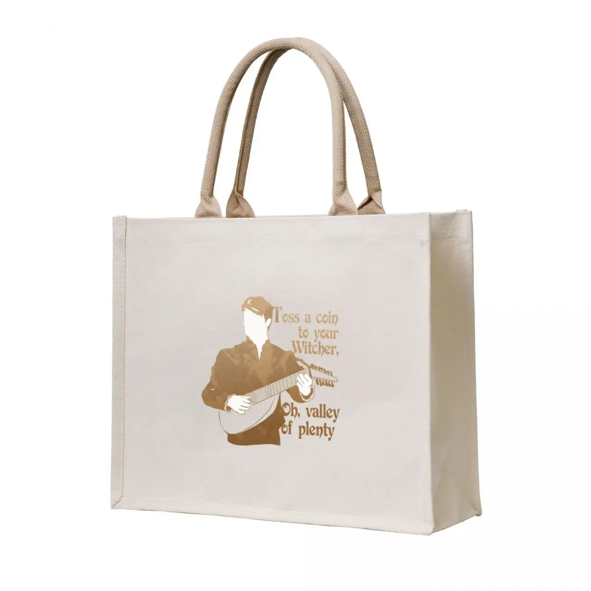 Witcher Bard: Toss a Coin - variant Tote Bag tote bag screen shoping bag Candy bags Lady
Witcher Bard: Toss a Coin - variant Tote Bag tote bag screen shoping bag Candy bags Lady